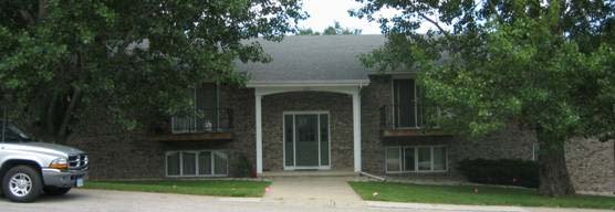 Exterior of a South Hall Street apartment building in Algona