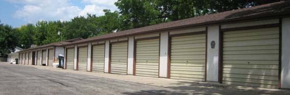 Garages available at the South Hall Street apartments